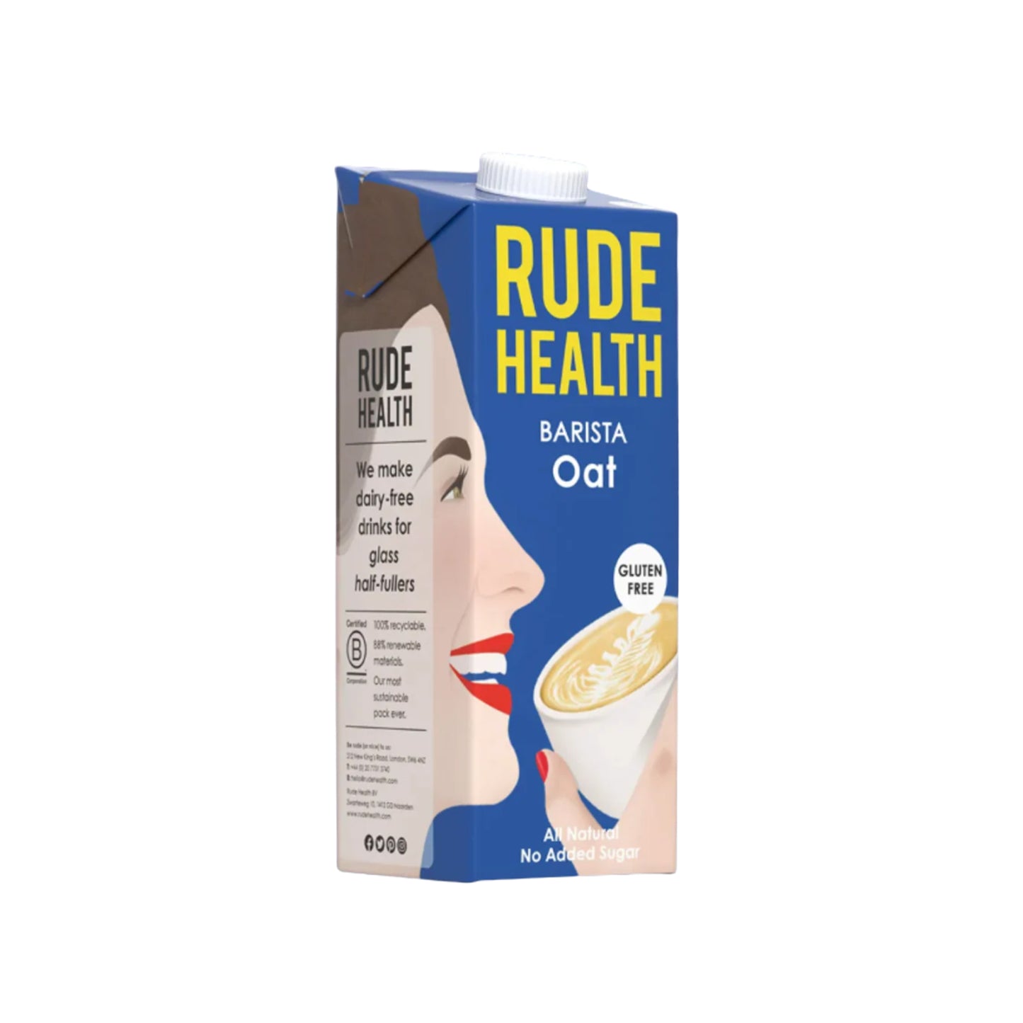 Rude Health Barista Oat Milk 1 Litre