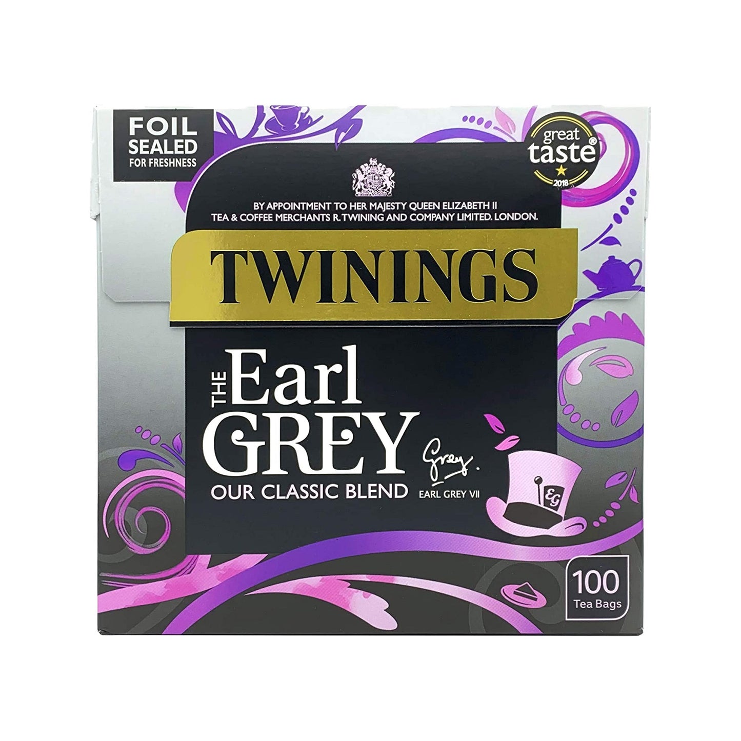 Twinings Earl Grey Tagged Tea Bags x 100