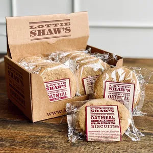 Lottie Shaw's Oatmeal Raisin Biscuits 12 x 2