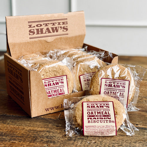 Lottie Shaw's Oatmeal & Raisin Biscuits 12 x 2