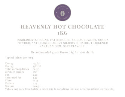 Heavenly Hot Chocolate x 1kg