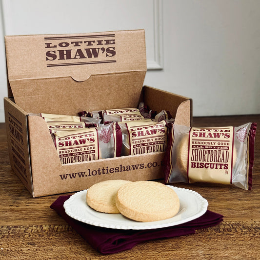 Lottie Shaw's All Butter Shortbread Biscuit 12 x 2