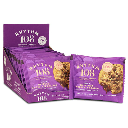 Rhythm 108 Hazelnut Chocolate Praline Cookies 12 x 50g