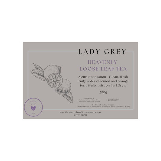 Heavenly Tea Lady Grey Loose Leaf 200g