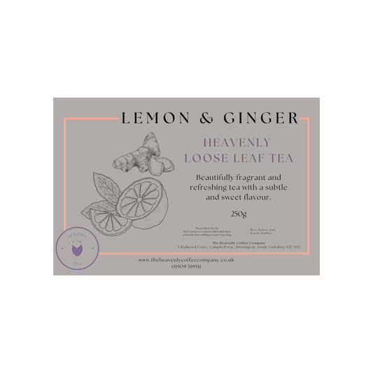 Heavenly Tea Lemon & Ginger Loose Leaf 250g