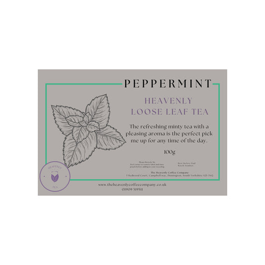 Heavenly Tea Peppermint Loose Leaf 100g