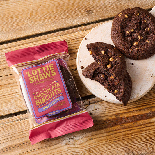 Lottie Shaw's Triple Chocolate Biscuit 12 x 2