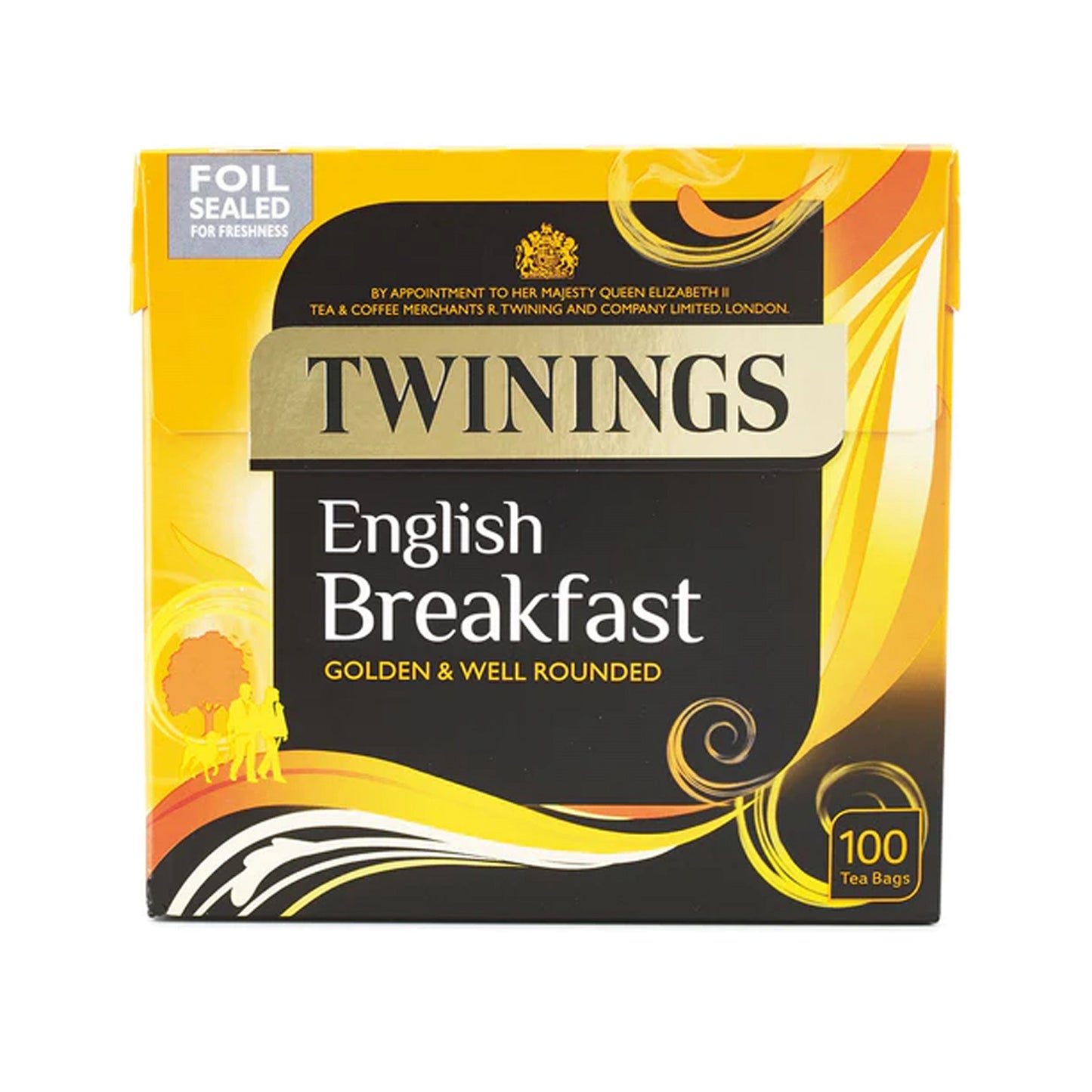 Twinings English Breakfast Tagged Tea Bags x 100